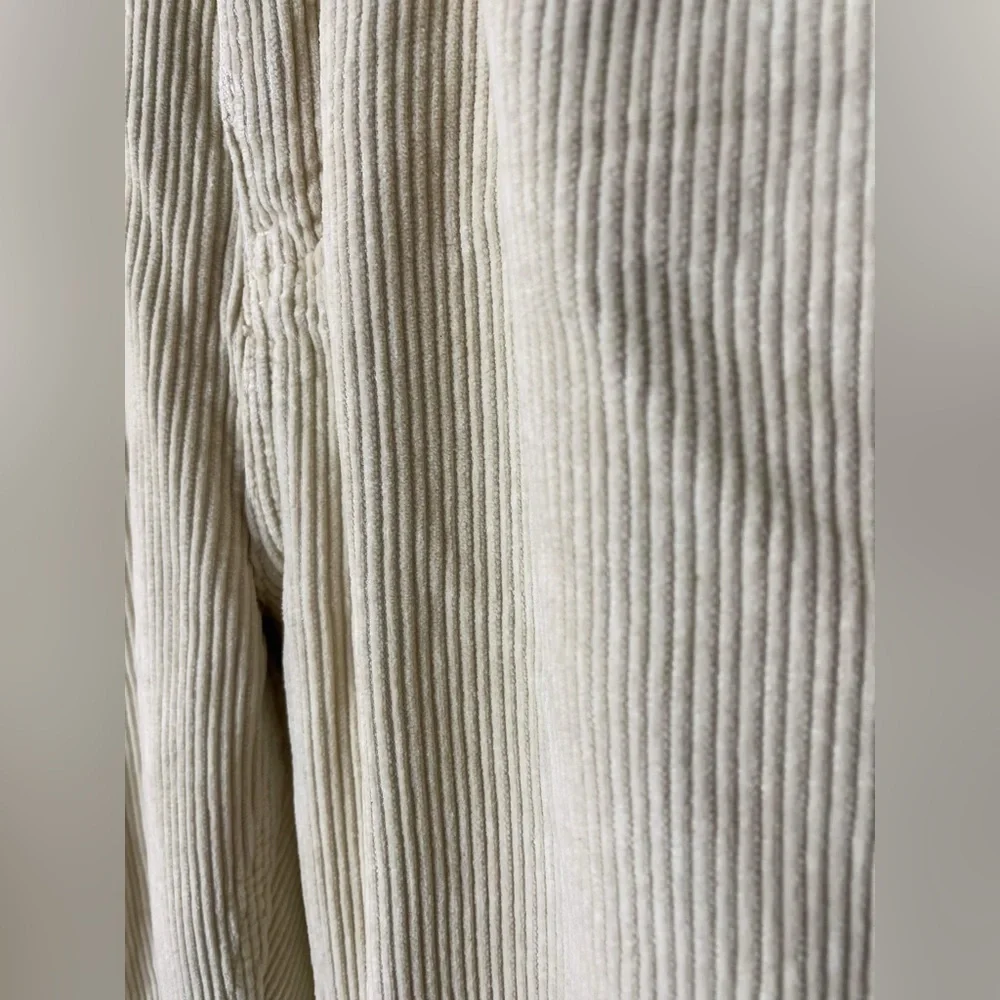Fifth Avenue top shop corduroy high waisted tapered leg mom pants, size 30